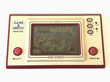 Nintendo OC-22 OCTOPUS Game Watch Wide Screen Used Free 1981 From Japan