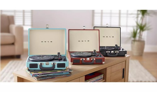 Bush classic retro turntable - classic,