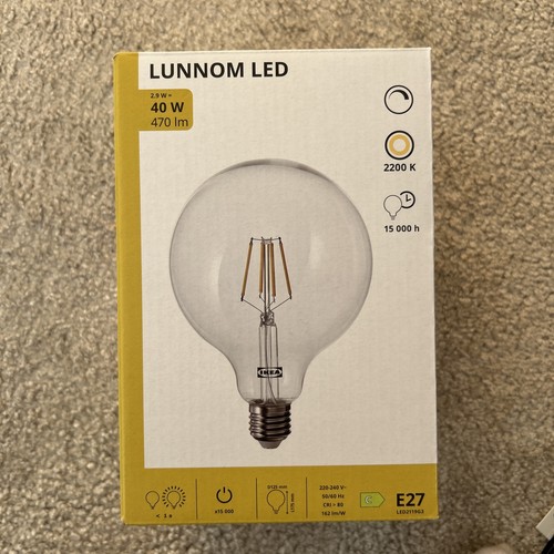 Ikea lunnom led bulb - led,