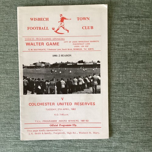 Wisbech town colchester - wisbech,