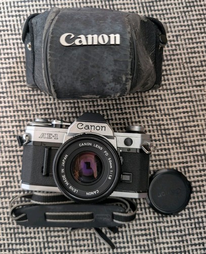 Canon ae1 35mm slr film - ae1,