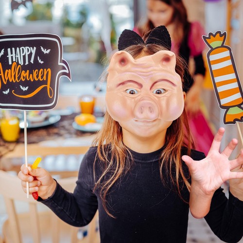 Halloween pig mask - halloween, realistic