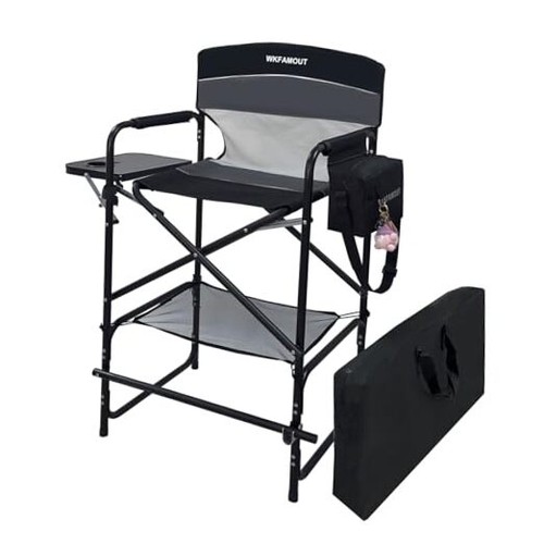 Black foldable bar stool - foldable,