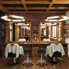 Round Bar Stool Black – Swivel Rotating Ha Ha Feet Rotation Counter Stool