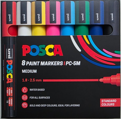 Posca paint markers 1m - posca, pc-1m
