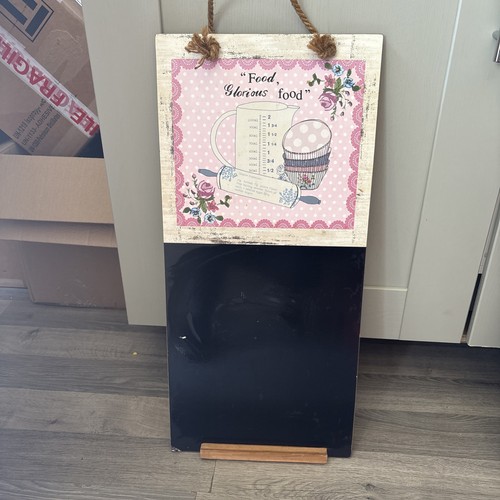 Decorative hanging chalk - chalk, board