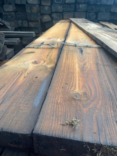 Genuine reclaimed sleepers - reclaimed, oak