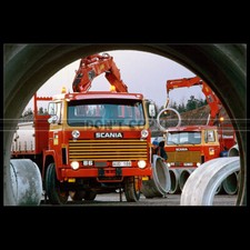 Photo A.019649 SCANIA LB 86 TIPPER HIAB CRANE 1978
