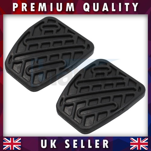 Brake and clutch pedal - 2x, pads