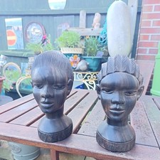 2 x Vintage African Heavy