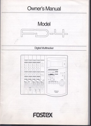 Fostex fd4 digital multitrack - fostex,