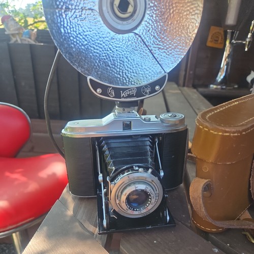 Vintage agfa isolette camera - camera,