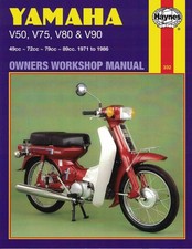 Haynes Workshop Manual 332 Classic Yamaha V50 - V75 - V80 - V90 - 1971 to 1986