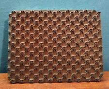 Vintage French Wooden Printing Block 35 X 27 Cm