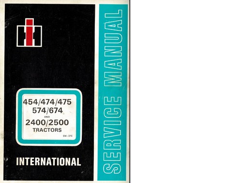 International tractor 454 474 - international,