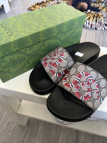 Gucci snake sliders size - gucci,