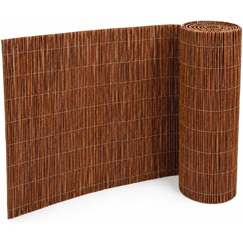 Willow fence screening roll - willow,