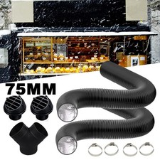 75mm Pipe Ducting Y Piece+Warm