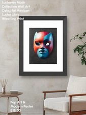 Luchardo Mask Collection Wall