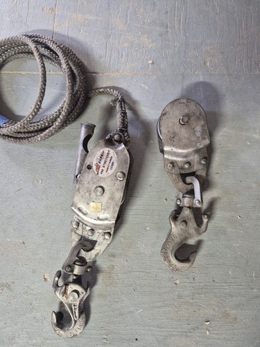 Block and tackle - block, set