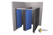 Double Corner, Prefab Toilet