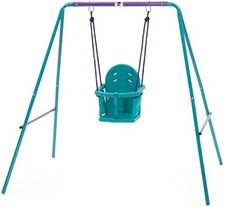 Plum 2 in 1 Growable Garden Swing Set with 2 Interchangeable Swing Seats Includ