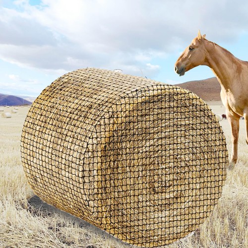 5x5ft round bale hay - round, with