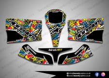 Birel Art KG Puffo Bambino Graphics Sticker Kit - BirelArt - Go Kart - Karting