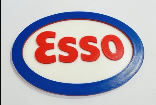 Esso petrol logo - petrol, sign