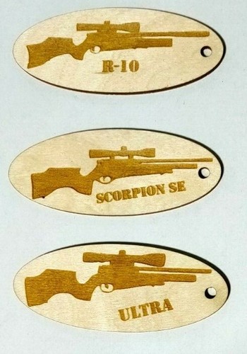 Laser cut key fobs - key,