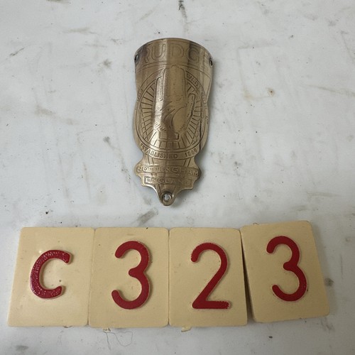Brass rudge head - brass, badge
