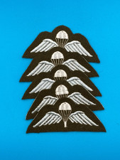 Khaki Parachute Wings Badge