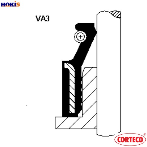 Seal set valve - set, stem