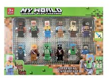 Minecraft Overworld Action Figure Set Kids Gift Toys 12 Pcs