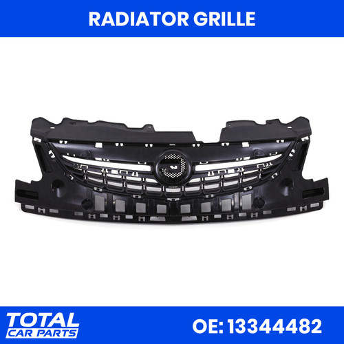 Upper radiator grille front - grille,