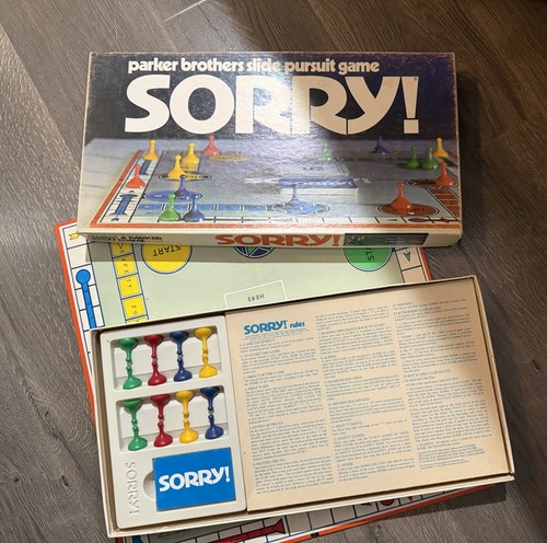 Vintage sorry board game 1972 - sorry,