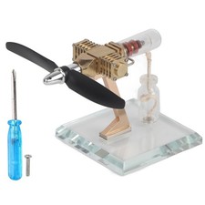 Hot Air Stirling Engine Model Aircraft Propeller Science Experiment Physics Toy