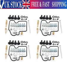 4 Set New Carburetor Rebuild Carb Repair Kit for Kawasaki ZX900 Ninja ZX9R 00-01