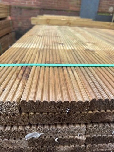 Inch treated garden decking - inch,