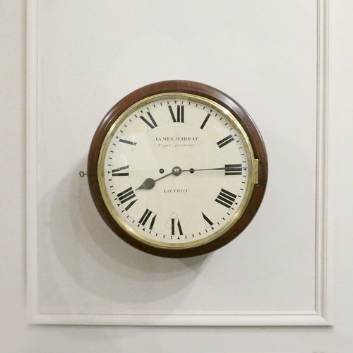 Antique wall clock georgian - wall,