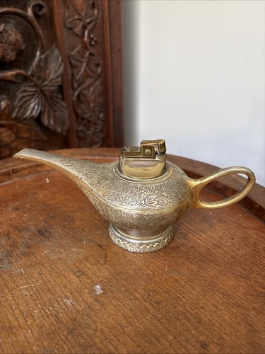 Vintage metal aladdin genie - vintage, aladdin's