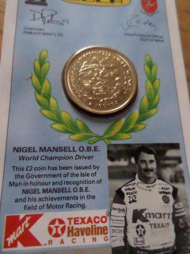 Nigel mansell coin in - nigel,
