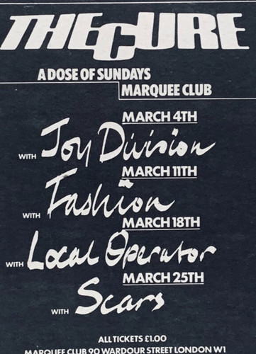 The cure joy - joy, division