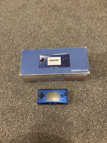 Gameboy micro blue nintendo - gameboy,