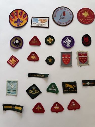 Vintage scout badges - uk,