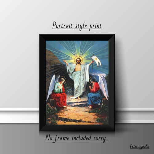 Jesus christ print - jesus,