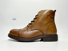 Mens Jack & Jones Chukka Ankle Tan Brown Leather Lace Up Boots UK Size 7 EUR 41