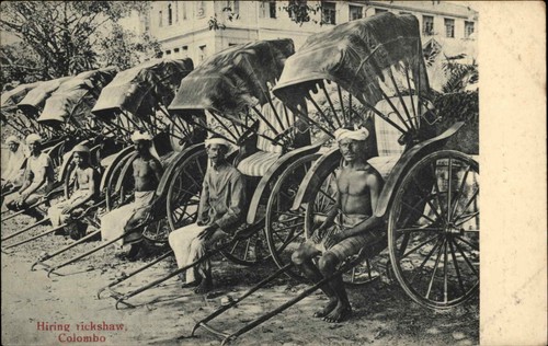 Antique postcard colombo - antique,