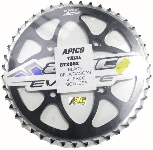 Apico 40t black rear - 40t, sprocket
