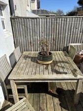 Neptune Garden Table And 8 Chairs, Good Strong Condition. 